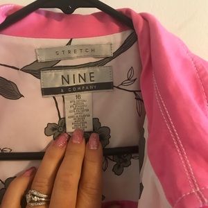 Longer jacket in pink!